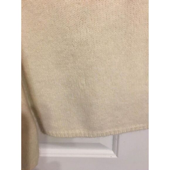NWT Vtg Jones New York Lambs Wool Blend L Embroidered Cozy Fall Holiday Cardi - Picture 6 of 9